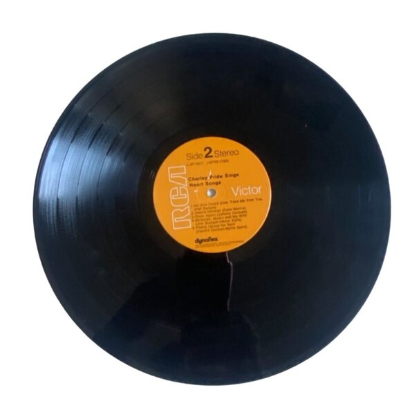 Charley Pride Sings Heart Songs Vintage Vinyl Record- 12 in-1971-GUC - Picture 5 of 6